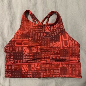 Lululemon Energy High Neck Longline Sports Bra- Medium Support